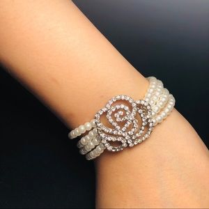Formal flower Bracelet for women